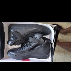 Aldo Men's Black Leather Sneakers